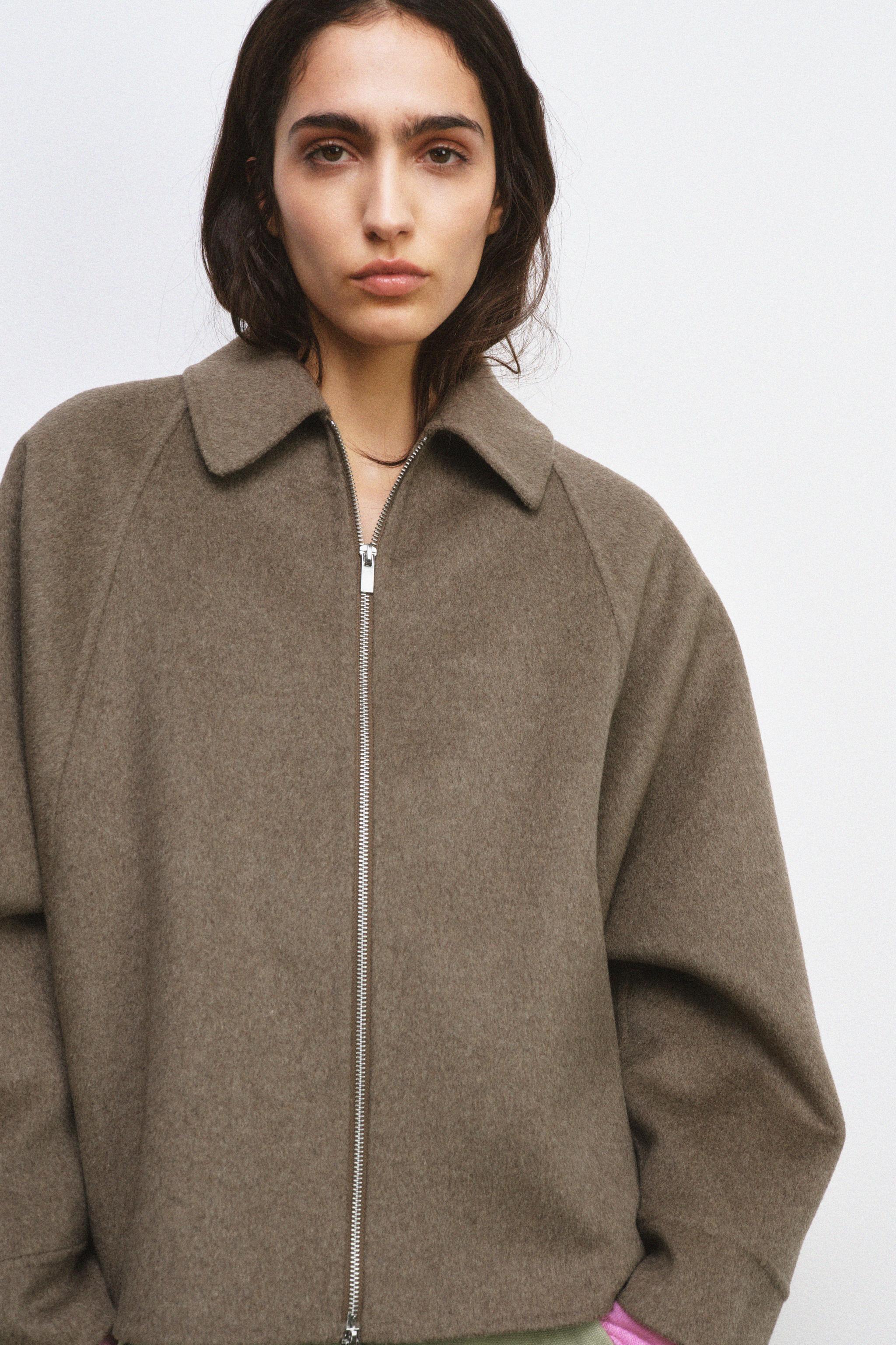 VESTE AVEC LAINE FERMETURE ÉCLAIR ZW COLLECTION